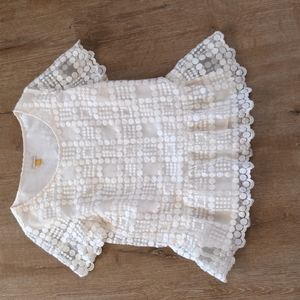 Anthropologie peplum top